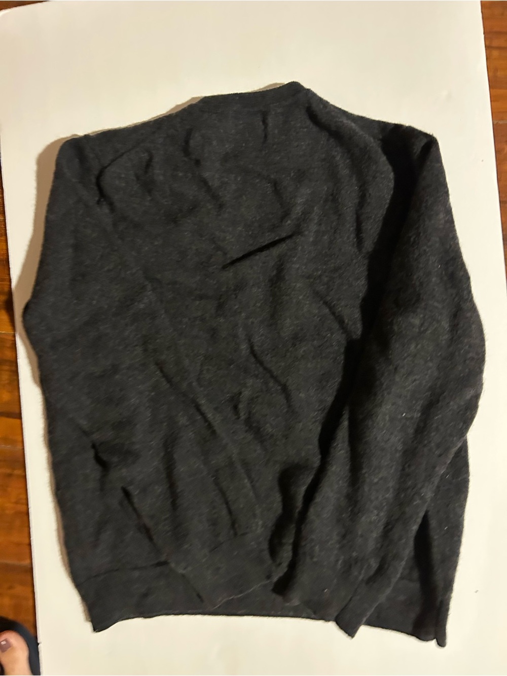 Calvin Klein Men's Charcoal Crewneck Sweater
